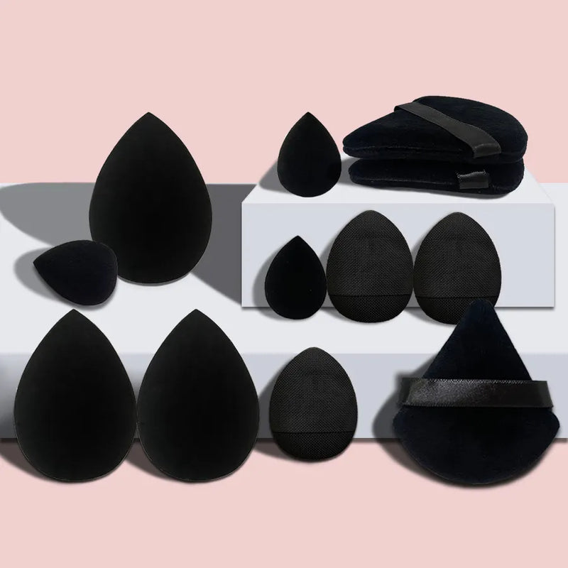 Aperfeiçoe Sua Beleza: Kit de 12 Esponjas para Maquiagem - Essenciais para um Visual Impecável!